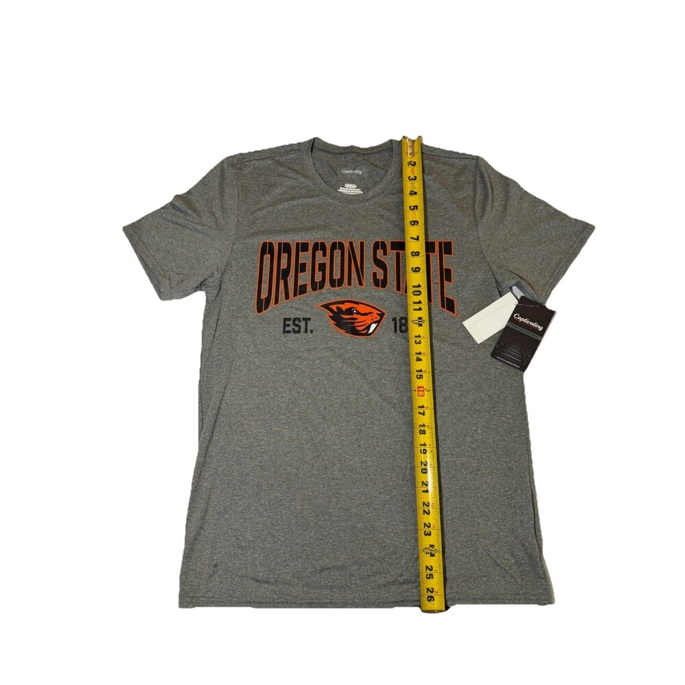 NWT Oregon State Beavers Captivating Athletic T Shirt Gray Size Small NCAA - Picture 2 of 6